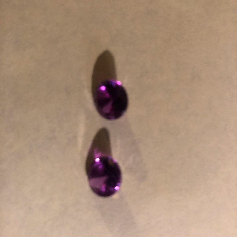 Ruby@Amethyst stones 2x